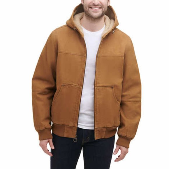 BROWN NWT GH Bass‎ Men’s Hooded Workwear Jacket - - Picture 2 of 5